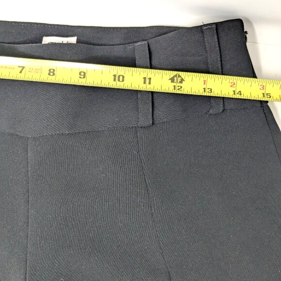 Cache Vintage Split Leg Pants Black Sz 2 Flare Leg 90s Y2K - Picture 11 of 16